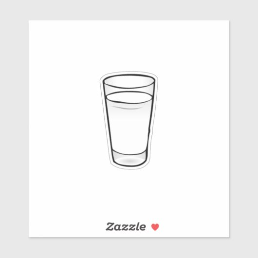 牛乳グラス シール (シート)