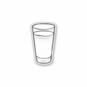 牛乳グラス シール (正面)