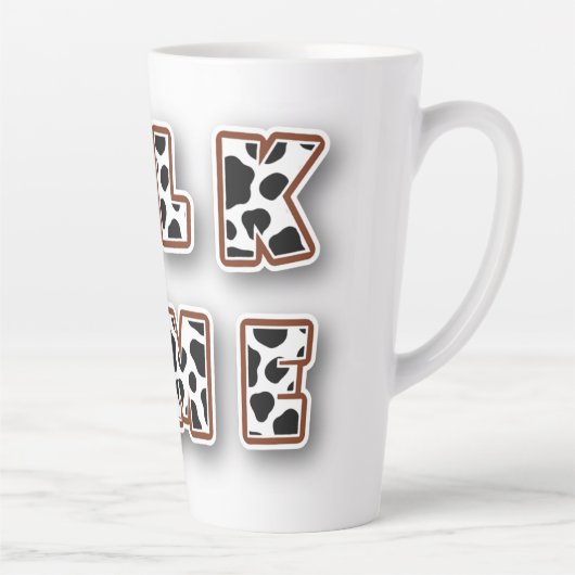牛乳タイム牛柄 カフェラテマグ (右)