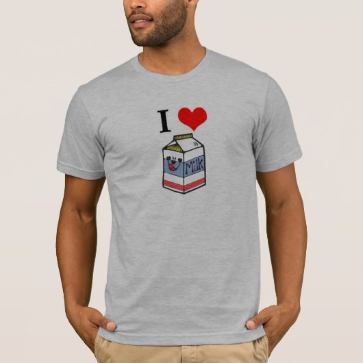 牛乳大好き Tシャツ (正面)