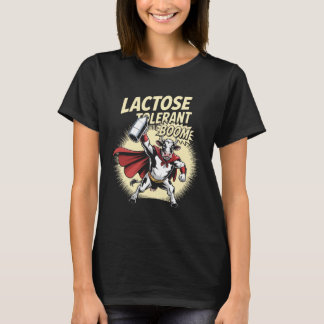 牛乳好きな人必見！ラクトース耐性 Tシャツ