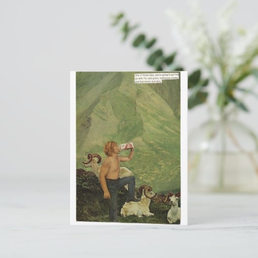 牛乳屋 –  ポストカード (スタンド正面)