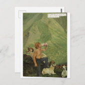 牛乳屋 –  ポストカード (正面/裏面)