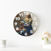 牛乳屋 ラージ壁時計 (ホーム)