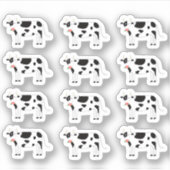 牛乳搾りの農場 家事プランナー シール (正面)