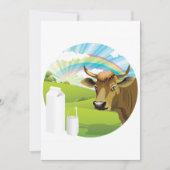 牛乳用招待状 招待状 (正面)