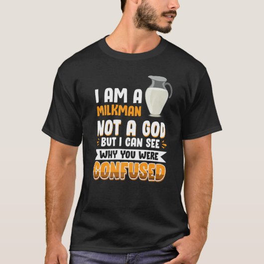 牛乳配達の同僚と同僚2 Tシャツ (正面)