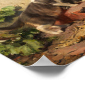 牛乳鉢の猫 | ジュリアス・アダム ポスター (角)