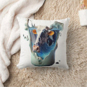 牛乳 クッション (ブランケット)