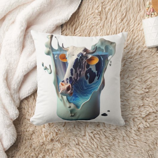 牛乳 クッション (ブランケット)