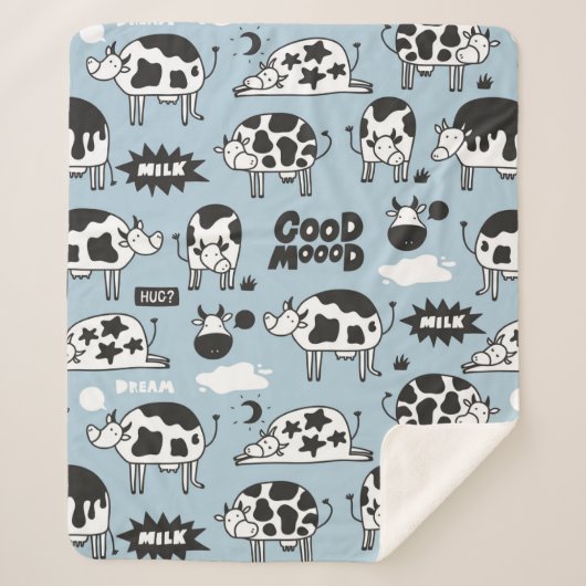 牛乳 シェルパブランケット (正面)