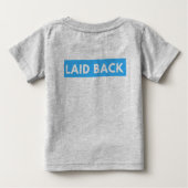 牛乳&ジュースのサイピン|かわいい男の赤ちゃんヒップホップテーマ ベビーTシャツ (裏面)