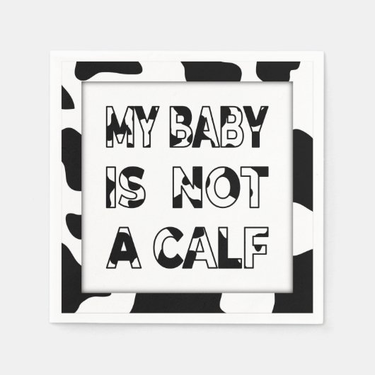 牛乳 スタンダードカクテルナプキン (正面)