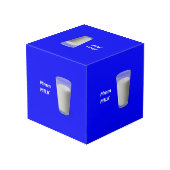 牛乳 フォトキューブ (裏面アングル)