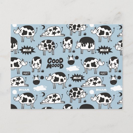 牛乳 ポストカード (正面)