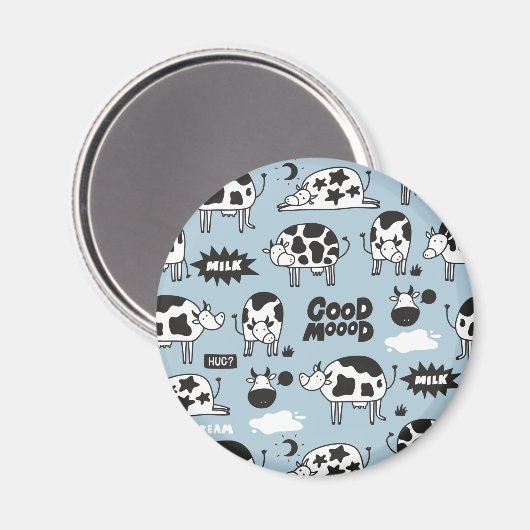 牛乳 マグネット (正面/裏面)