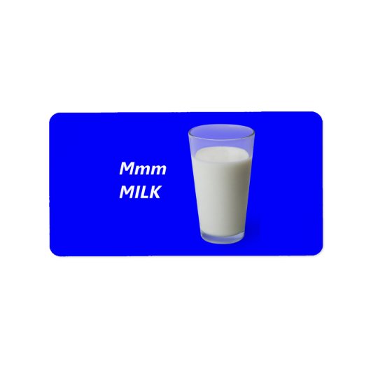 牛乳 ラベル (正面)