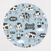 牛乳 ラベル (デザイン1)