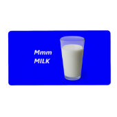 牛乳 ラベル (正面)