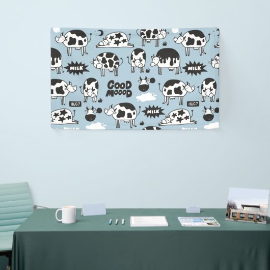 牛乳 横断幕 (トレードショー)