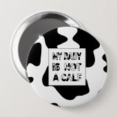 牛乳 缶バッジ (正面&裏面)