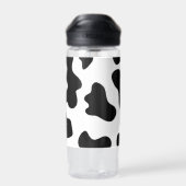 牛予測できなパッチパターンピンクモノグラム ウォーターボトル (背面)
