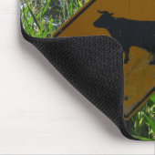 牛交差 マウスパッド (コーナー)