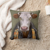 牛人 クッション (ブランケット)