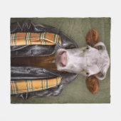 牛人 フリースブランケット (正面(横))