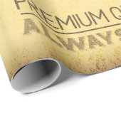 牛動揺して牛ダイアグラムシェフの肉切り ラッピングペーパー (ロールコーナー)