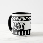 牛商売のマグ マグカップ (正面左)