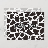 牛型葉書 ポストカード (正面/裏面)