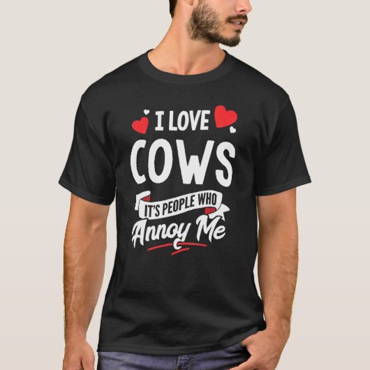 牛大好き Tシャツ (正面)