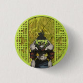 牛太郎上月6 缶バッジ (正面)