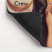 牛女の子のピンナップのmousepad マウスパッド (コーナー)