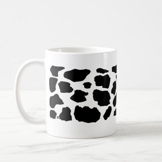 牛女の子のマグ コーヒーマグカップ (左)