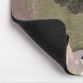 牛女の子の衣服とのKrishna、 マウスパッド (コーナー)