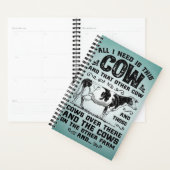  牛好きの贈り物、農家贈り物 プランナー手帳 (ディスプレー)