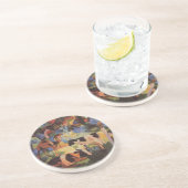 牛威厳があるとラクダで風景を見る コースター (側面)