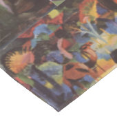 牛威厳があるとラクダで風景を見る テーブルクロス (アングル)