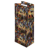 牛威厳があるとラクダで風景を見る ワインギフトバッグ (裏面アングル)