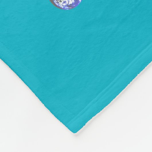 牛宇宙使命の専門家動物の宇宙飛行士 フリースブランケット (角)