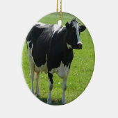 牛家畜のオーナメント セラミックオーナメント (右)