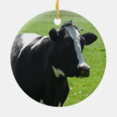 牛家畜のオーナメント セラミックオーナメント (裏面)