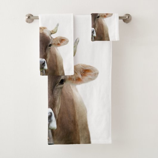 牛家畜の写真 バスタオルセット (インサイチュ)