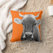 牛家畜の家畜の牛のような牛写真 クッション (ブランケット)