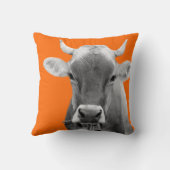 牛家畜の家畜の牛のような牛写真 クッション (裏面)