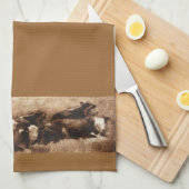 牛山の台所タオル キッチンタオル (四つ折り)