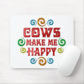 牛幸福 マウスパッド (マウス)