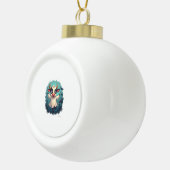 牛幽霊ブールレバード セラミックボールオーナメント (右)